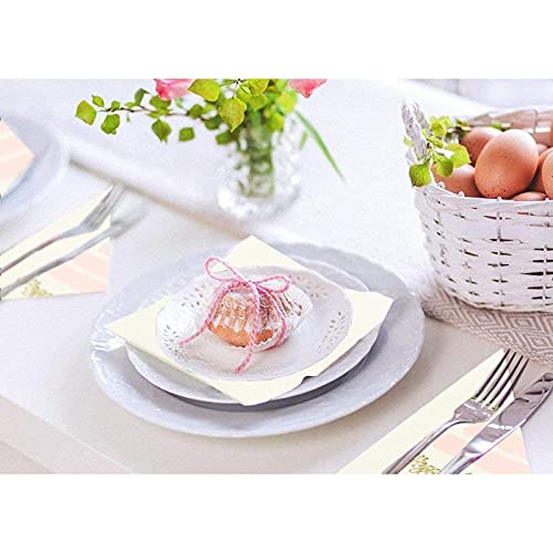 50 Pack Happy Birthday Cocktail Napkins for Women with Gold Foil Accents (50 Count)