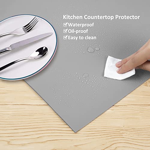 Silicone Mat Heat Resistant Mats for Countertop (48 Count)