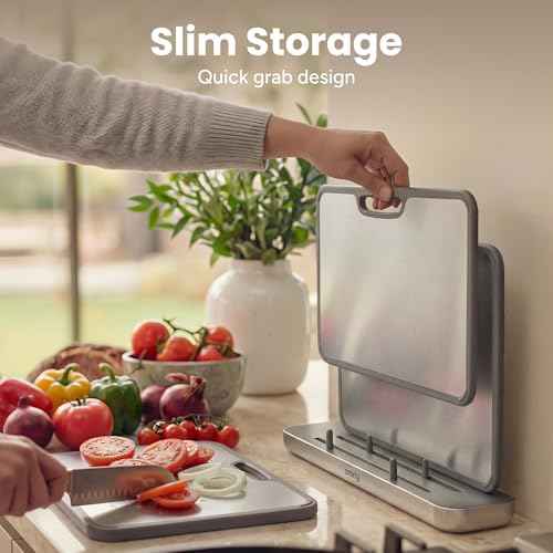 Titanium Cutting Board for Kitchen (3 Count)