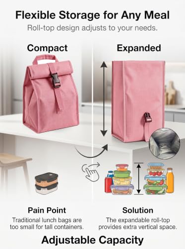 Insulated Foldable Lunch Bag