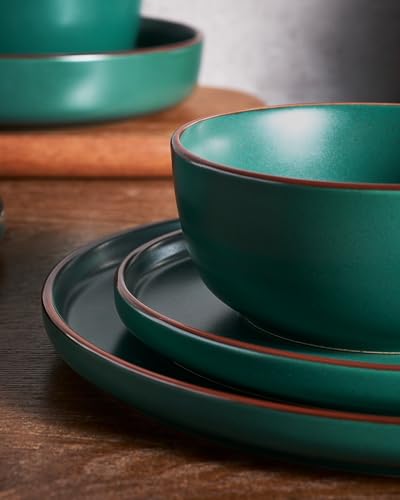 Mercury 24 Piece Dinnerware Set with Pasta Bowls