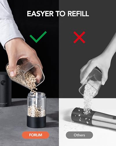 Electric Salt & Pepper Grinder Set (2 Count)