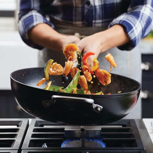 Hard Anodized Nonstick Stir Fry Pan