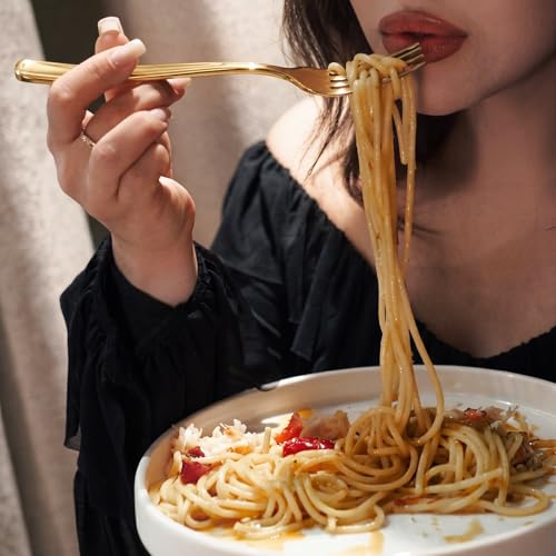 100 Pcs Gold Plastic Forks (100 Count)