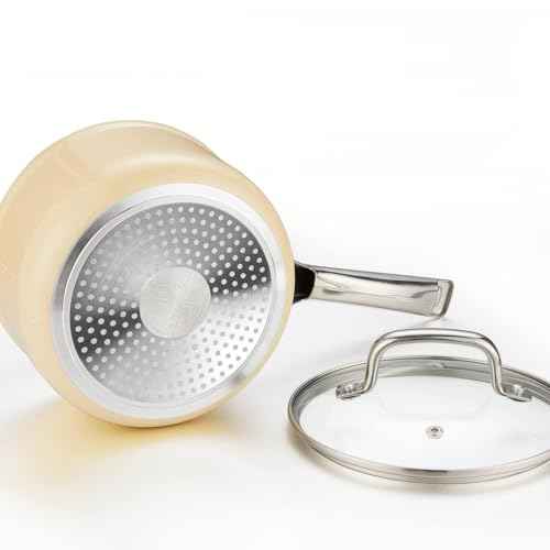 1.5 QT Ceramic Enamel Saucepan with Lid