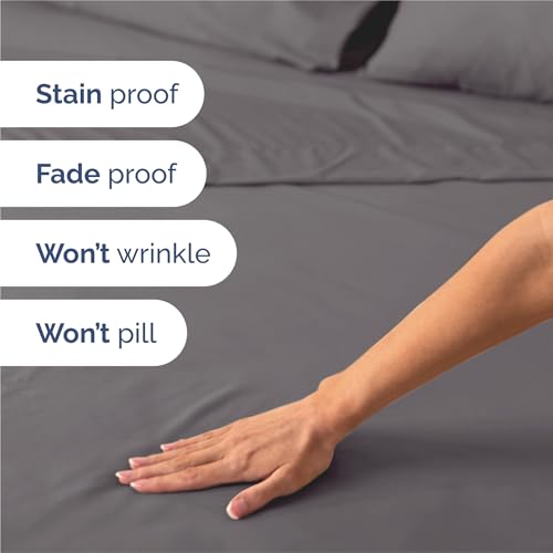 Split King Size 5 Piece Sheet Set