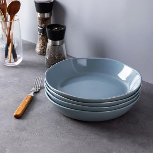 9.5'' Ceramic Large Pasta Bowls (4 Count)
