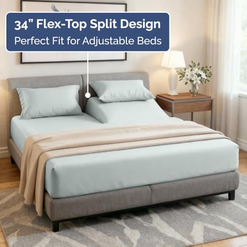 Flex Top Split Head King 4 Piece Sheet Set (4 Piece Set)