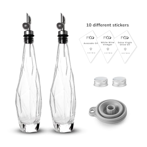 Diamond Lux Olive Oil Bottle Dispenser (2 Count)