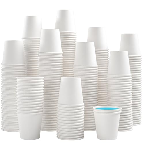 1200 Pack 3 oz Paper Cups (1200 Count)
