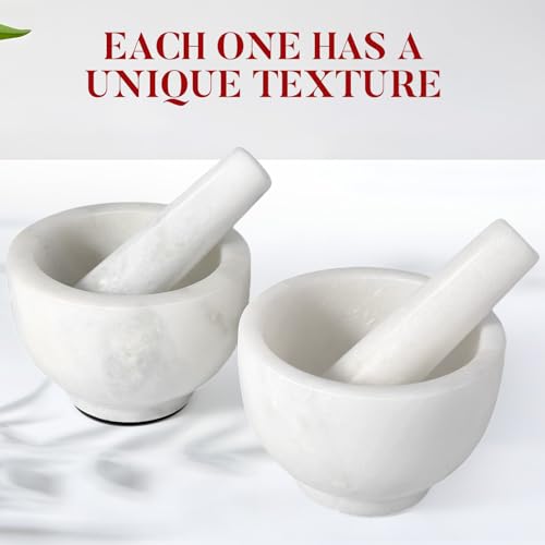 Marble Mortar and Pestle Set