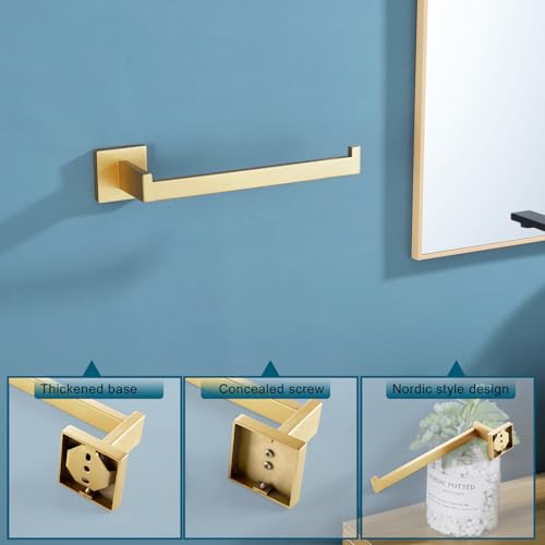 Towel Bar Gold Hand Towel Holder for Bathroom Kitchen Hardware Stainless Steel Wall Mounted