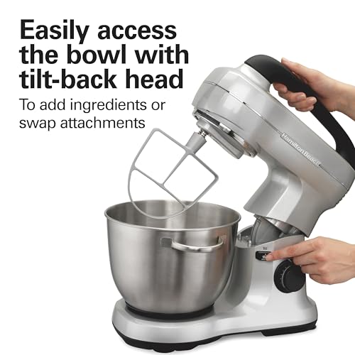 4 Qt Electric Stand Mixer With 7 Speeds