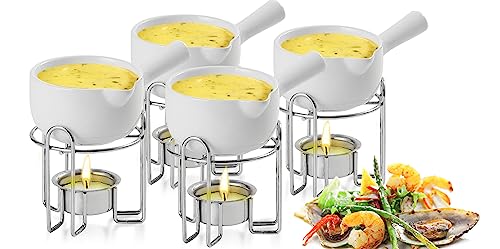 Butter Warmer with Handle for Seafood Set of 4