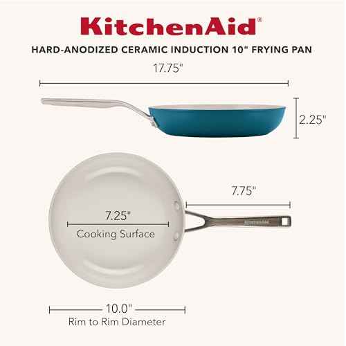 Hard Anodized Ceramic Induction Nonstick Cookware Frying Pan