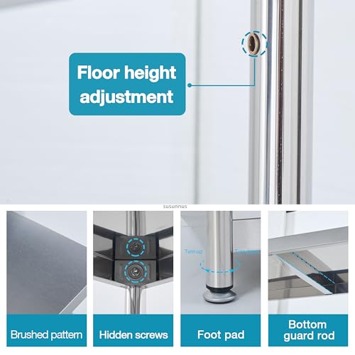 5 Tier Stainless Steel Shelf