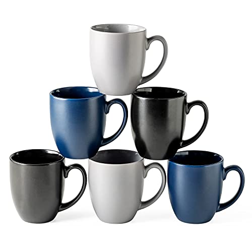 16 oz Coffee Mugs Set of 6 (6 Count)