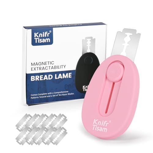 Bread Knife Extractable & Magnetic Bread Lame Dough Scoring Tool (10 Count)