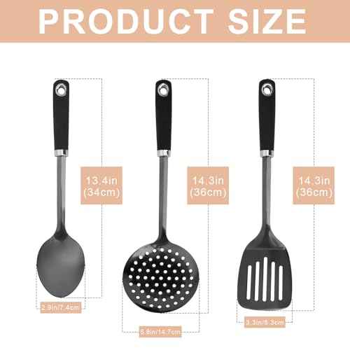3 Piece Stainless Steel Utensil Set (3 Count)