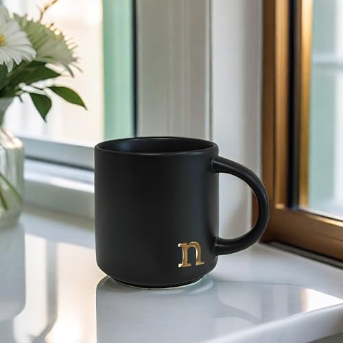 Black Ceramic Coffee Mug (15 Count)