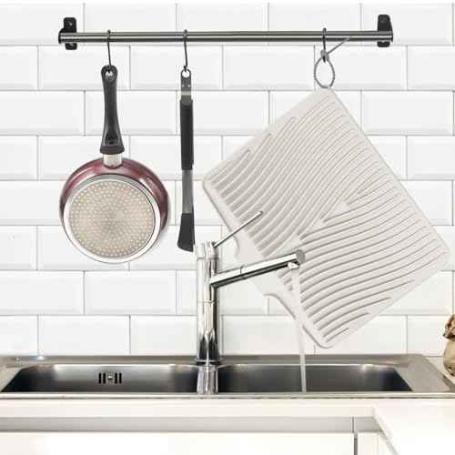 Silicone Dish Drying Mat for Kitchen Counter