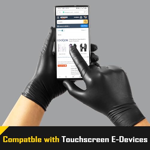 5 Mil Disposable Nitrile Gloves (100 Count)