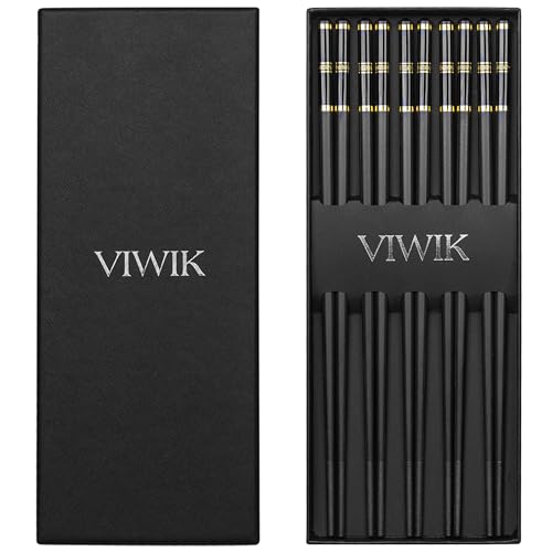 5 Pairs Premium Reusable Chopsticks Gift Set