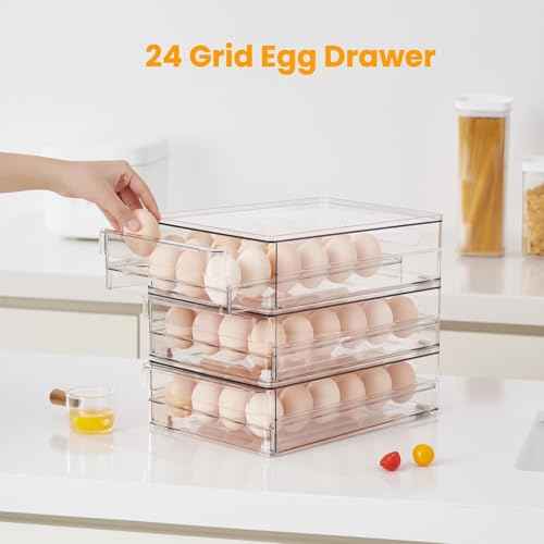 24 Capacity Egg Holder for Refrigerator (2 Count)