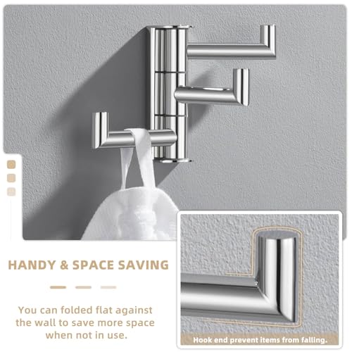 Bathroom Towel Hook Polished Chrome