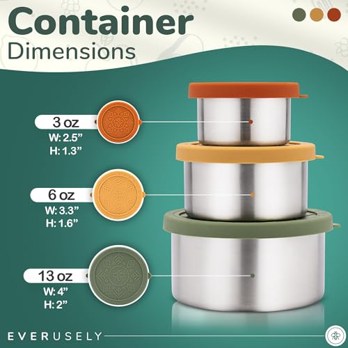 Stainless Steel Snack Containers