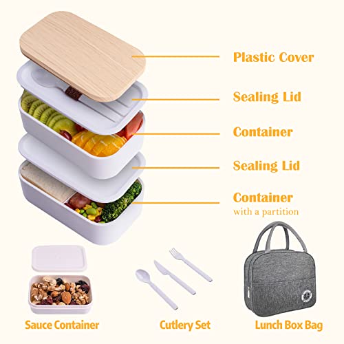 Bento Box with Lunch Bag Microwavable All
