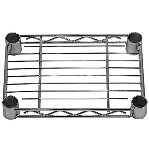 Shelving Inc. 8" d x 12" w Chrome Wire Shelving with 3 Tier Shelves