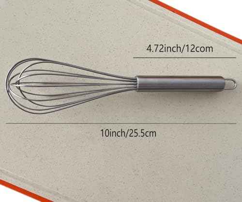 10 inch stainless steel whisk