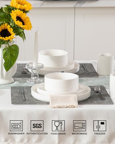 Sweejar Porcelain Dinnerware Sets for 4