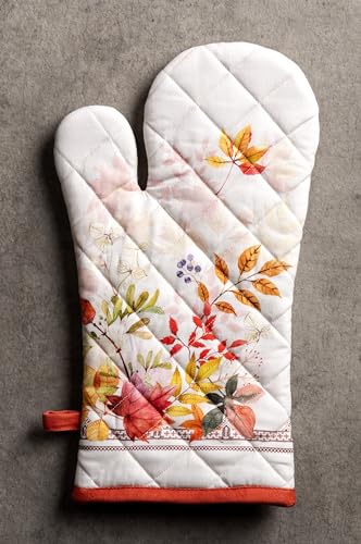 100% Cotton Oven Mitt & Pot Holder Set