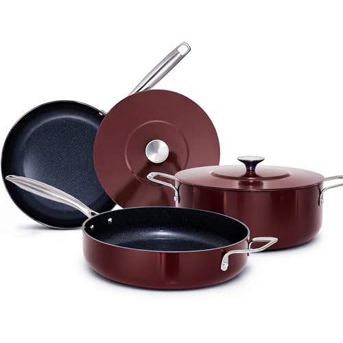 Essential Series 5PC Ceramic Cookware Set PFAS