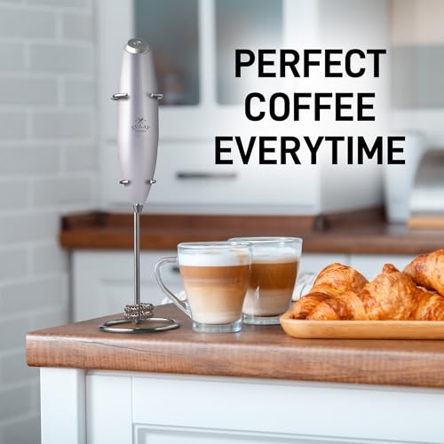 Powerful Milk Frother Wand With Duracell Batteries