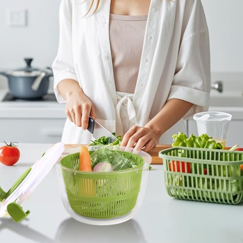Large Salad Spinner with Lid