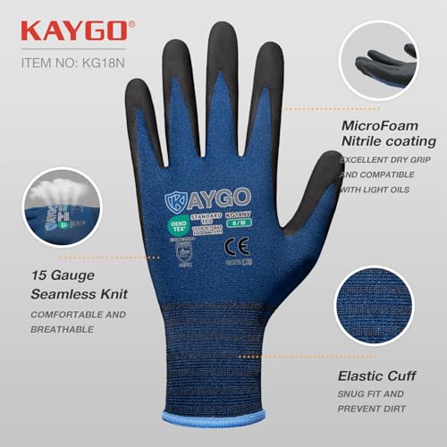 Safety Work Gloves (12 Count)