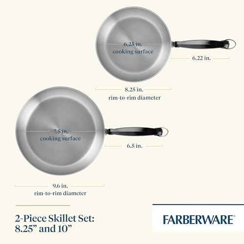 Classic Series Stainless Steel Frying Pan Set