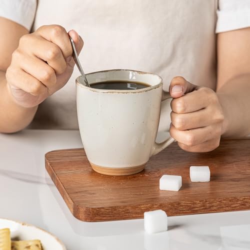 12oz Ceramic Coffee Mugs set of 4 (4 Count)