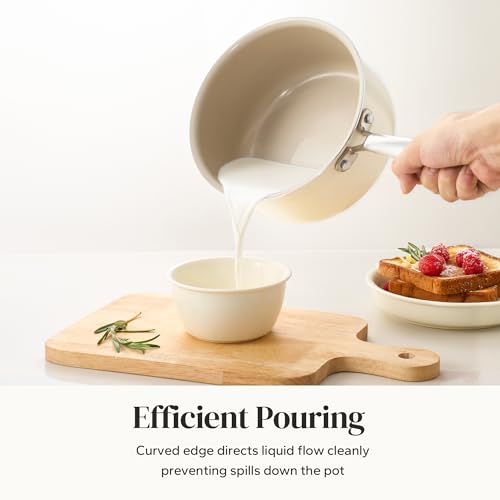Ceramic Sauce Pan with Lid