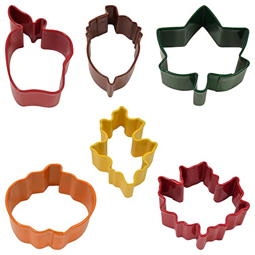 International Mini Autumn Leaf Cookie Cutters (6 Count)