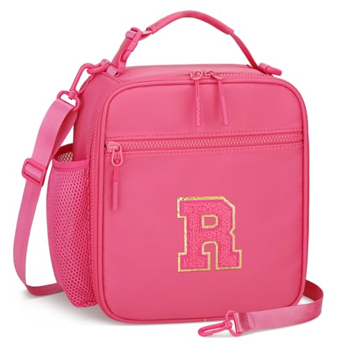 Initial Insulated Lunch Bag for Girls Kids