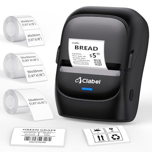 221B 2" Bluetooth Thermal Label Printer with 3 Label Rolls