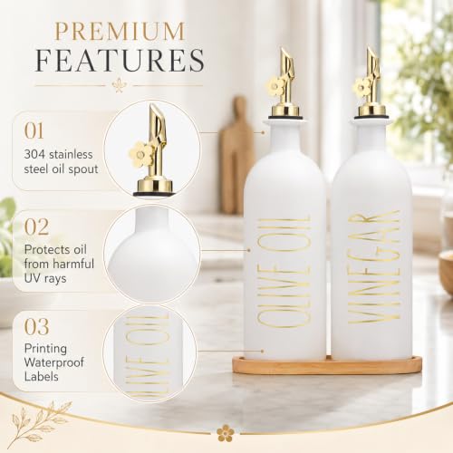 16oz Olive Oil Dispenser Bottles for Kitchen