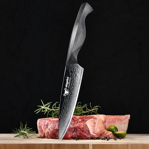 Professional Chef Knife 6.5" Damascus Kitchen Knife 8C High carbon stainless steel Super sharp