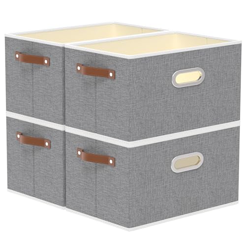 Foldable Storage Baskets for Shelves