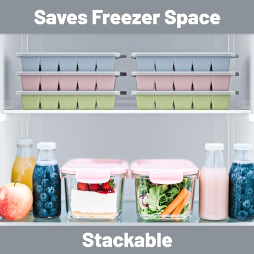 Silicone Ice Cube Tray 2 Pack (2 Count)
