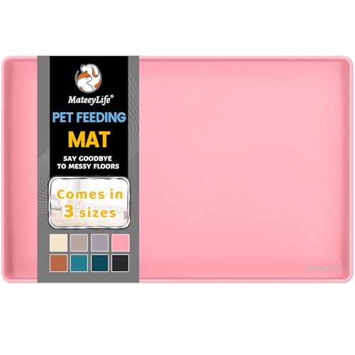 Silicone Cat & Dog Food Mat for Floors Waterproof